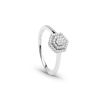 Anello Salvini Donna Bagliori in Oro bianco Diamante 0.144 Ct 20106491 - 20106491